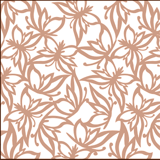 Fashion Sticker 031506 Rose Gold