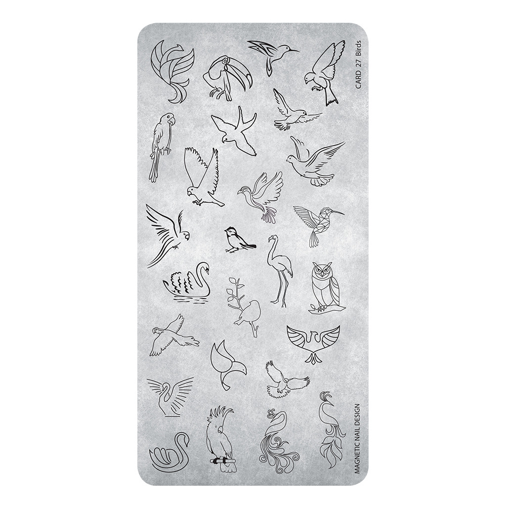 Stamping Plate 27 Birds