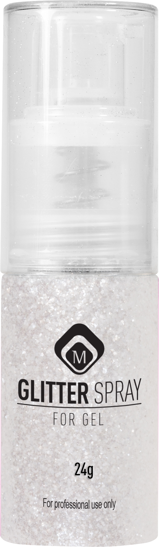 Glitter Spray White 24 g.